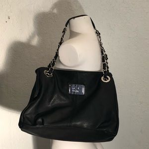 Nicole Miller Black  Bag Purse  Zipper